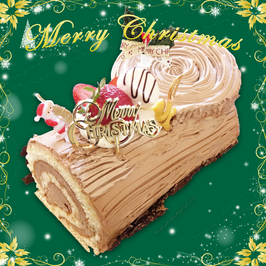 【クリスマスケーキ】ブッシュ・ド・ノエル