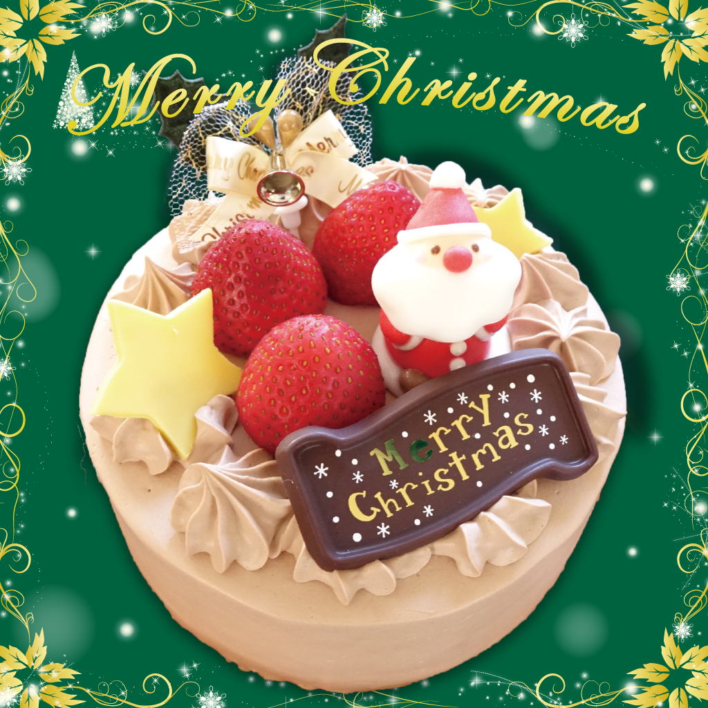 【クリスマスケーキ】いちごの生チョコクリーム